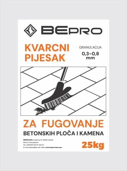 PIJESAK ZA FUGOVANJE